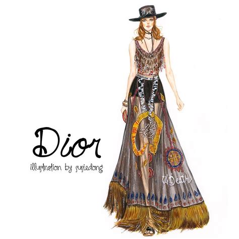 dior dibujos|disenos de Dior cristiana.